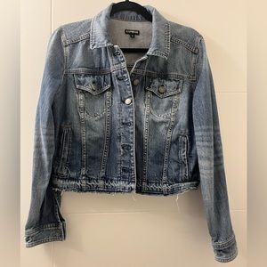 Express Cropped Jean Jacket